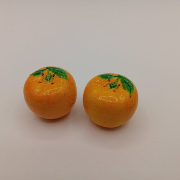 Other - Vintage Orange/tangerine salt and pepper shakers